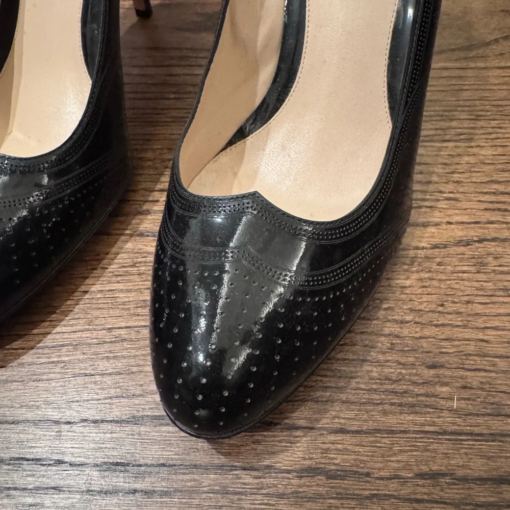Fendi Patent Black Pumps